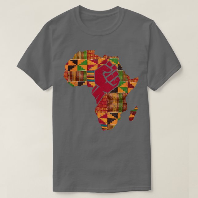 Coola Kente Trasa Art Manar Women Afrika Karta Bla T Shirt (Design framsida)