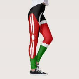 Coola Kenya Flagga Mode Leggings