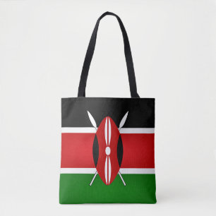 Coola Kenya Flagga Mode Tygkasse