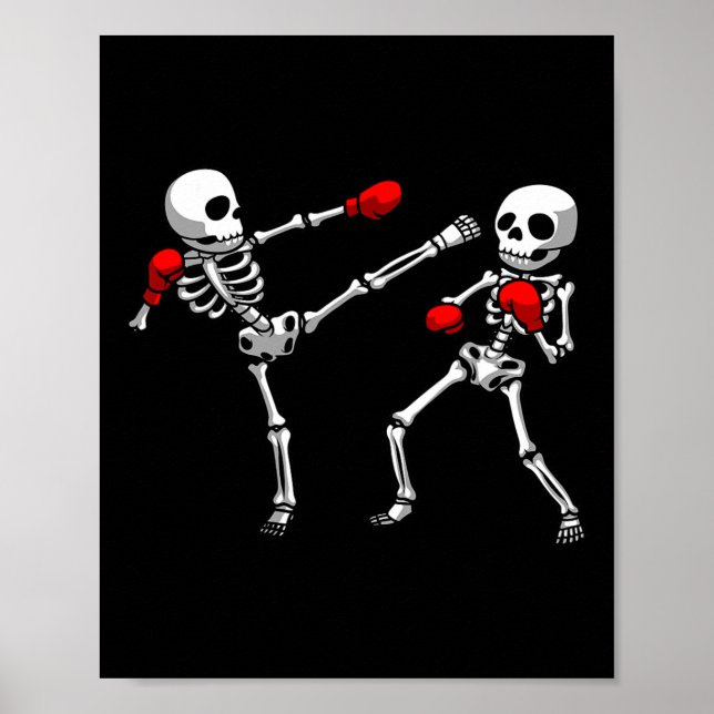 Coola Kickbox Design För manar Women Kickboxer Box Poster (Framsidan)