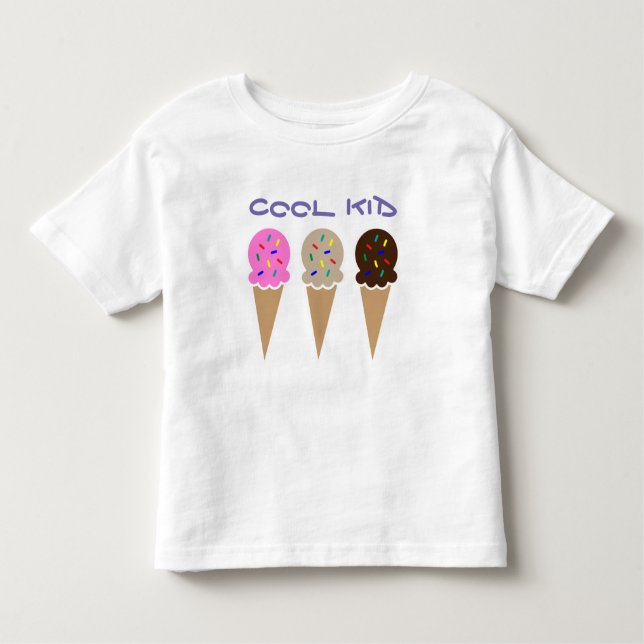 Coola Kid Ice Cream Shirt Tröja (Framsida)
