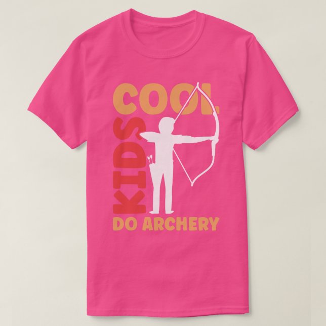 Coola Kids Do Archery Bow Archer T Shirt (Design framsida)