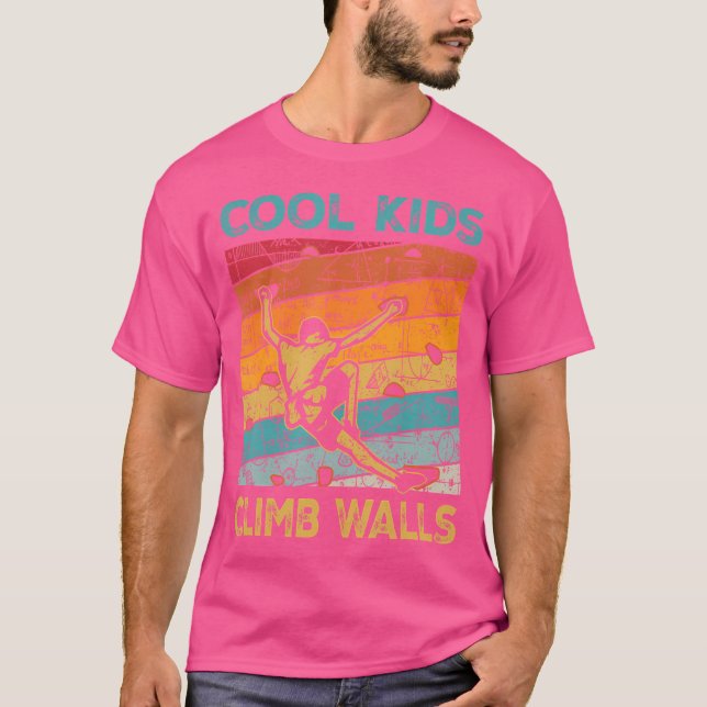 Coola Kids klättervallar Extreme Sport Sten Klimat T Shirt (Framsida)