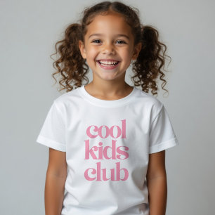 Coola Kids Klubb Tröja Rosa Barn Tröja Trendiga Fl