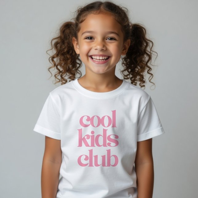 Coola Kids Klubb Tröja Rosa Barn Tröja Trendiga Fl (Skapare uppladdad)