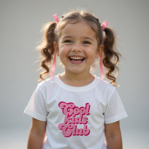 Coola Kids Klubb Tröja Rosa Flickor Trendiga Barn