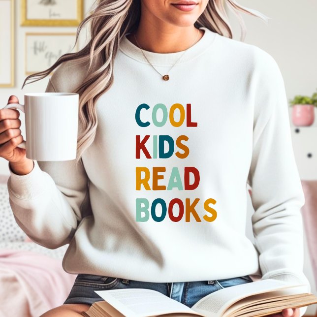 Coola Kids Läs Bokar färglöst T Shirt (Skapare uppladdad)