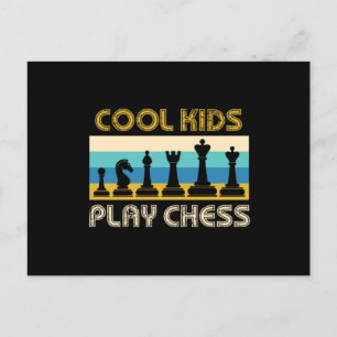 Coola Kids Play Chess Checkmate Board Biet Gift Vykort