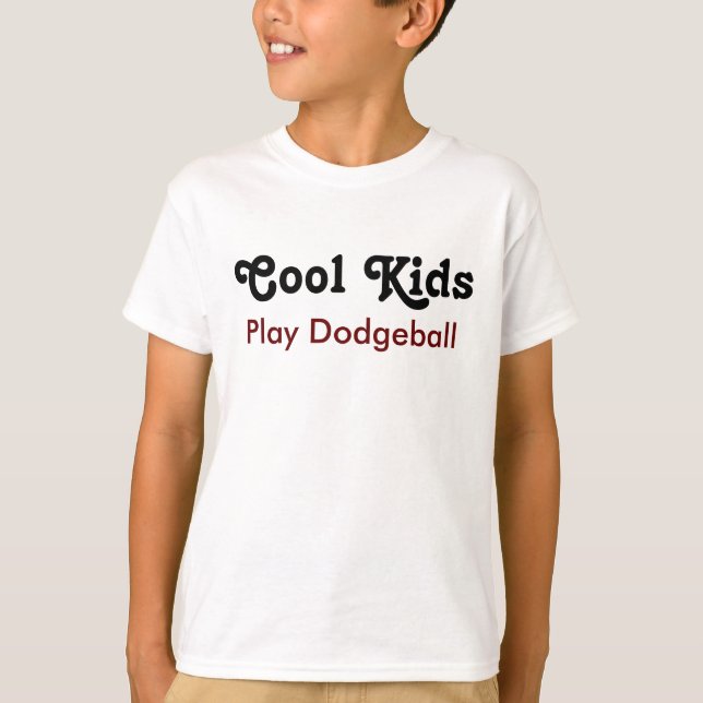 Coola Kids Play Dodgeball T-shirt (Framsida)