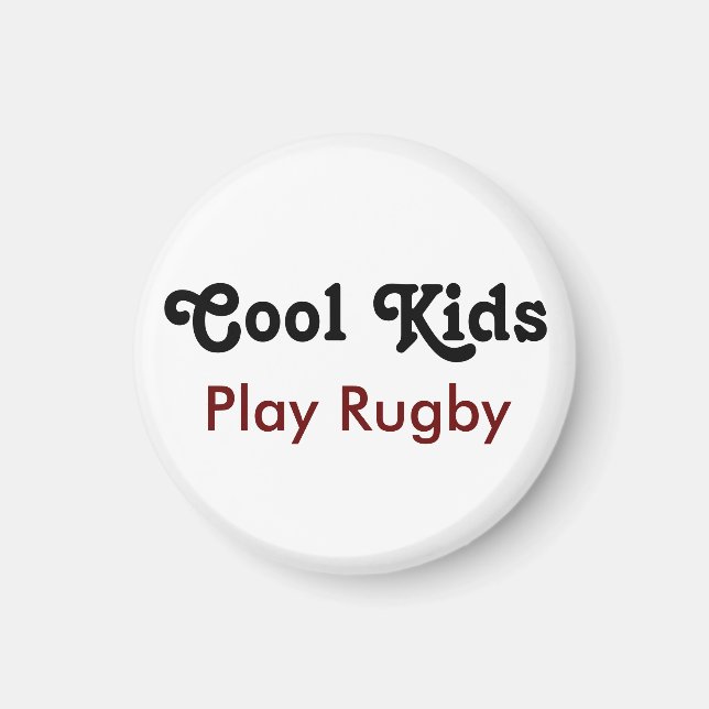 Coola Kids Play Rugby Magnet (Framsidan)