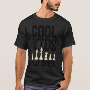 Coola Kids spelar schackspelaren Kvinnor i schack T Shirt