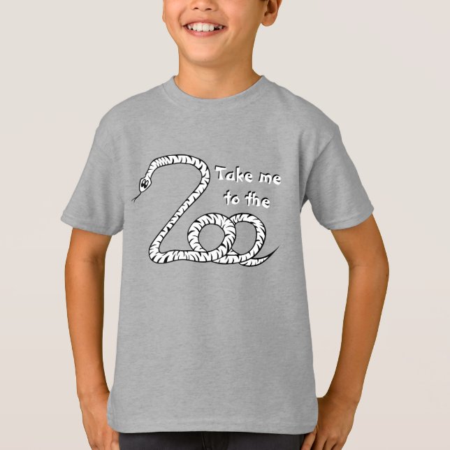 Coola Kids Zoo Älskare Roligt Slogan T Shirt (Framsida)