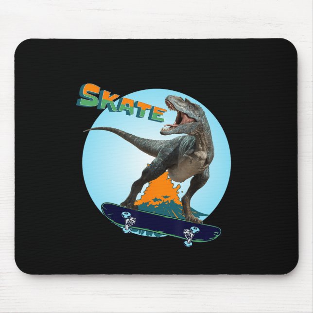 Coola killar skateboard T Rex dinosaur skateboard  Musmatta (Framsidan)