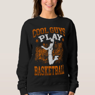 Coola Killar Spelar Basket Basketspelare Basketspe T Shirt