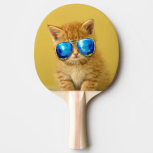 Coola Kitten i solglasögon Pingisracket