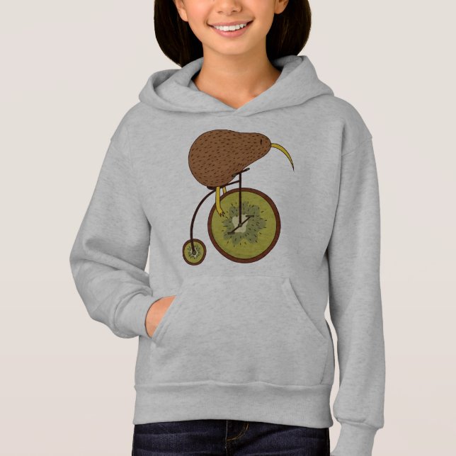 Coola Kiwi Bird på Kiwi Fruit Design T Shirt (Framsida)