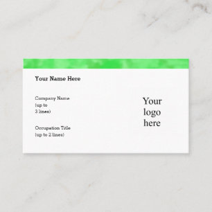 Coola Klöver Patch Logotyp Std. Personaliserad Visitkort