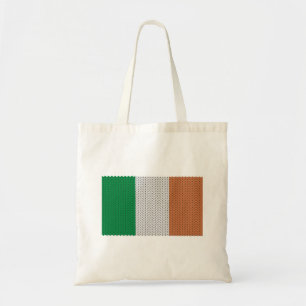 Coola Knitt Irish Flagga Tote Bag Tygkasse