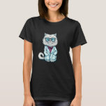 Coola Knowledge Cat in Science Costume for bespect T Shirt<br><div class="desc">Coola Knowledge Cat in Science Costume for bespectactactactactacted Cats</div>