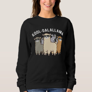 Coola Koala om Llama Cria Herd Sunglass på Cute A T Shirt