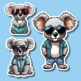 Coola Koala Set Watersecure Klistermärken