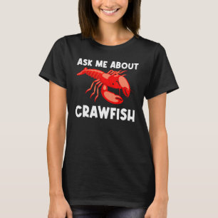 Coola Kräftor Art För manar Women Lobster Crawdad  T Shirt