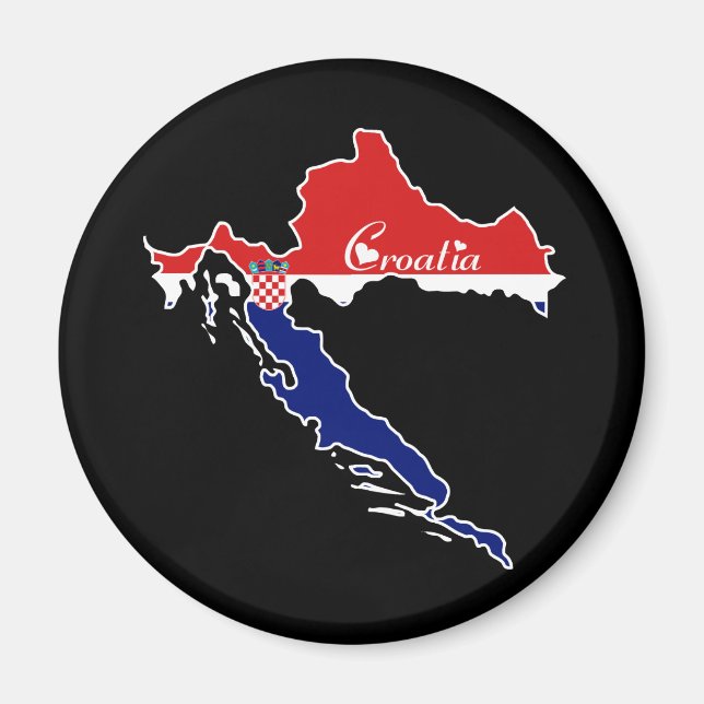 Coola Kroatien Magnet (Framsidan)