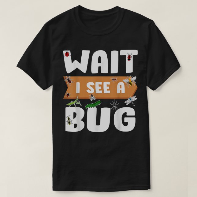 Coola Kryp Design För manar Kvinnor - Insekt för e T Shirt (Design framsida)