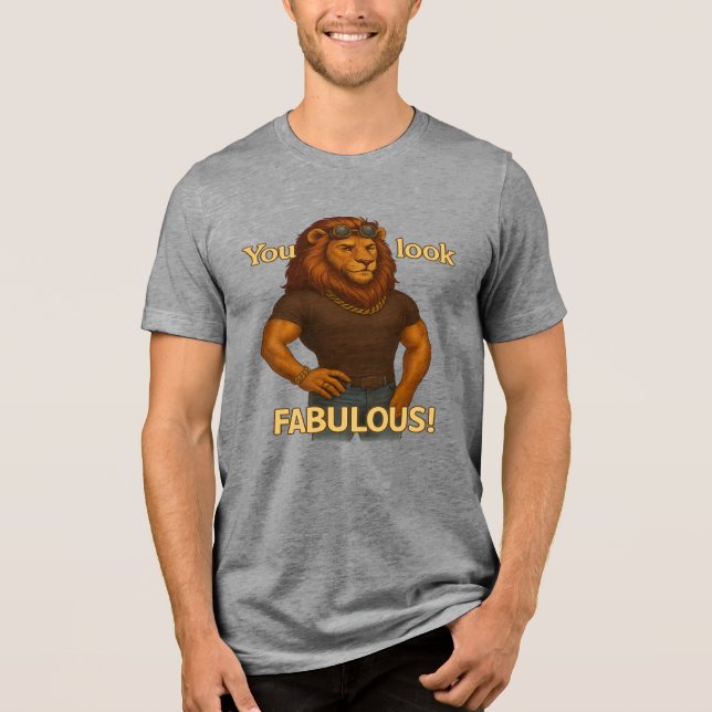 Coola Kung Lejon - Fabulous Fabulous skoningslös T Shirt (Framsida)