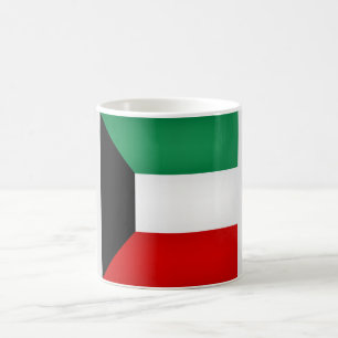 Coola Kuwait Flagga Kaffemugg