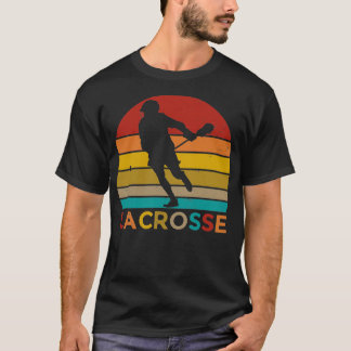 Coola Lacrosse Retro Vintage Lacrosse Pullover Huv T Shirt