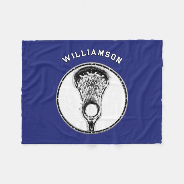 Coola Lacrosse Team Blue Fleecefilt (Framsidan (Horisontell))