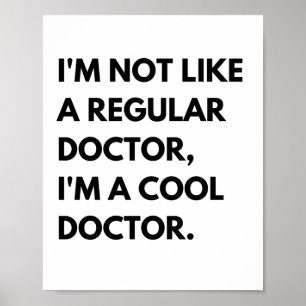 Coola Läkare Funny Work SEG Poster
