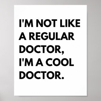 Coola Läkare Funny Work SEG Poster
