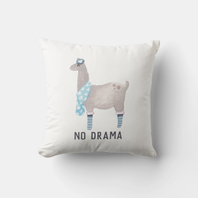 Coola lama-animeringar kudde (Framsida)