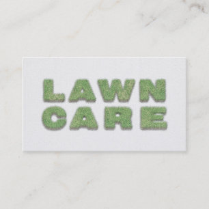 Coola Landscaping Gräsmatta Care Mower Affärskort Visitkort