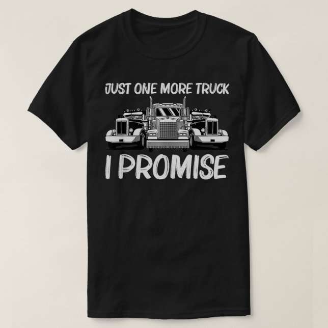 Coola Lastbil Design För manar Kvinnor Trucker For T Shirt (Design framsida)