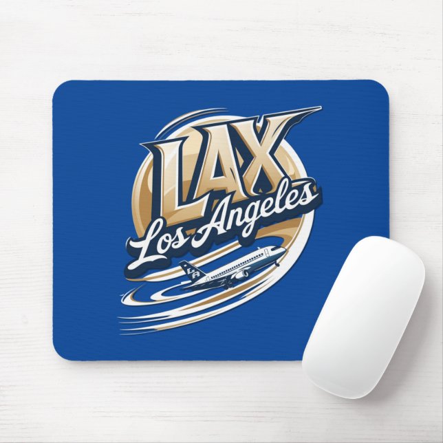 Coola LAX Mouse Pad för LA Airport Fläkt Musmatta (Med mus)