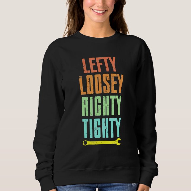 Coola Lefty Loosey Righty Wrench Artwork Rep. T Shirt (Framsida)