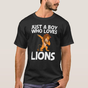 Coola Lejon för Boys Kids Jungle Safari Animal T Shirt