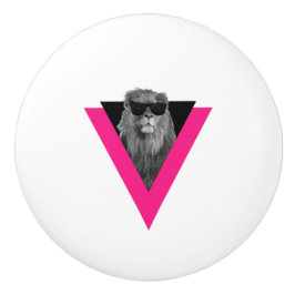 Coola Lejon keramisk knopp