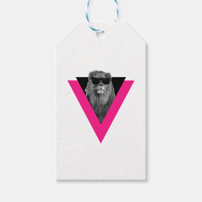 Coola Lejon Presenttagg Presentetikett (Framsidan)
