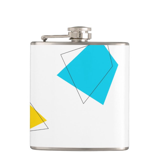 Coola, lekfull, modern, trendig, stadskonst mönste fickplunta (Framsidan)