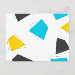 Coola, lekfull, modern, trendig, stadskonst mönste vykort