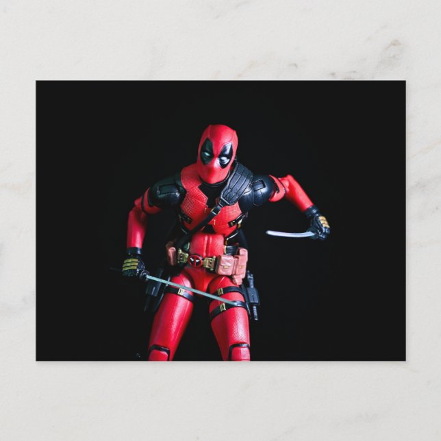 Coola Leksak-fotografering mot Hero-design Helg Vykort (Framsida)