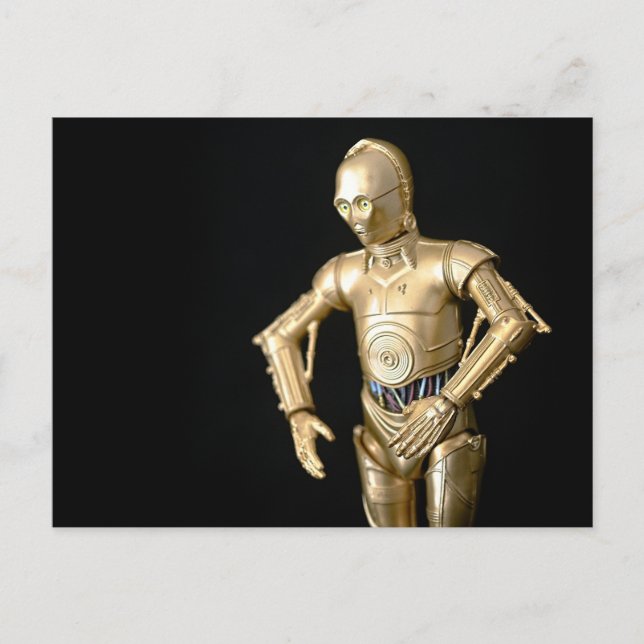 Coola Leksak Photography Robot Helg Vykort (Framsida)