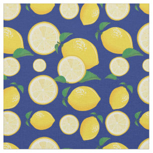 Coola Lemon Mönster Tyg