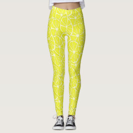 Coola Lemon Slices Mönster Leggings