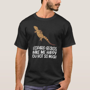 Coola Leopard Gecko För manar Women Tiny Dinosaur T Shirt