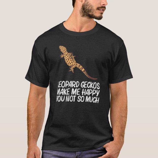 Coola Leopard Gecko För manar Women Tiny Dinosaur  T Shirt (Framsida)